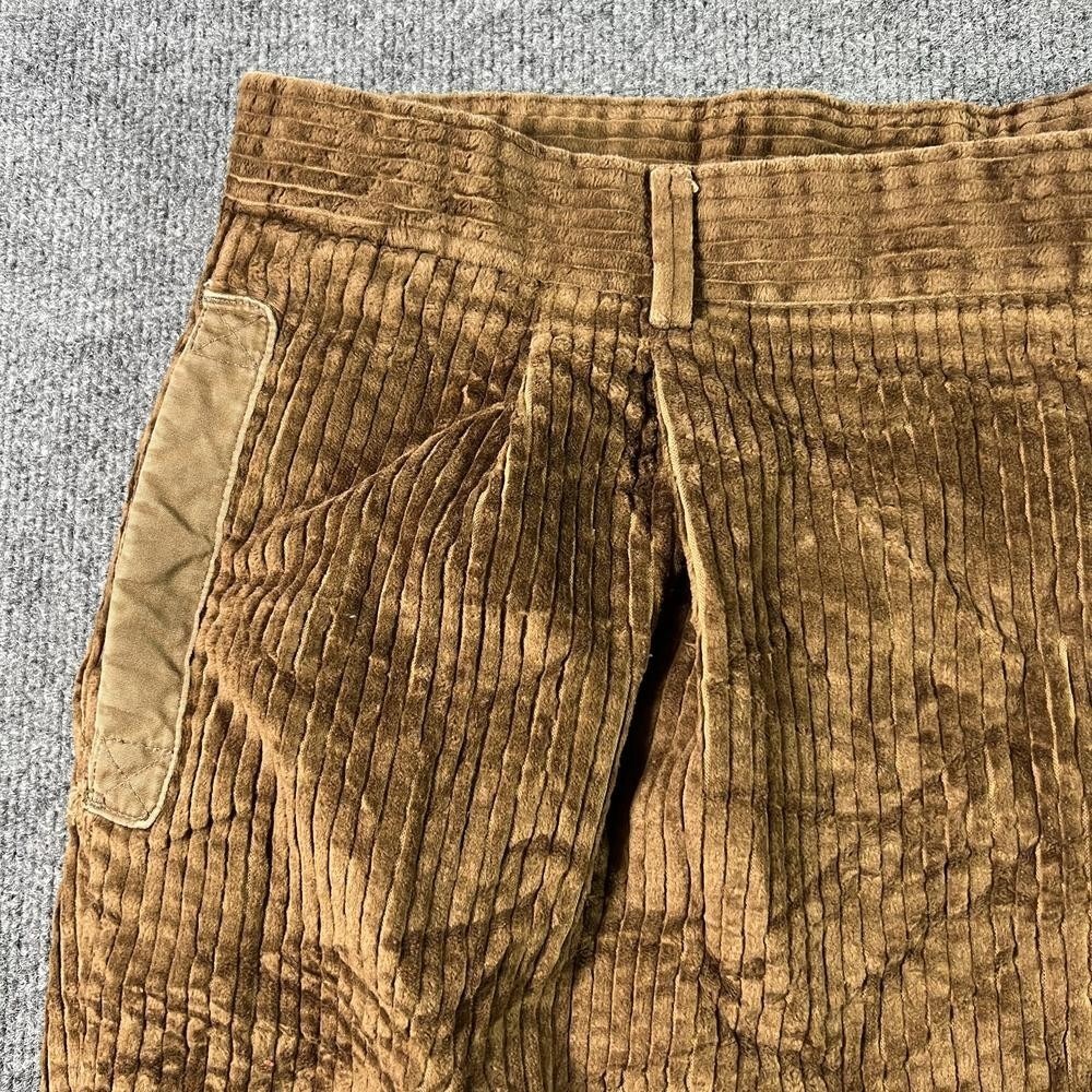 Vintage Willis & Geiger Chino Pant Men's 48x30 Brown Cotton Corduroy Straight - Picture 11 of 16
